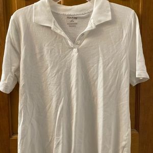 White collar short sleeve shirt 12-14